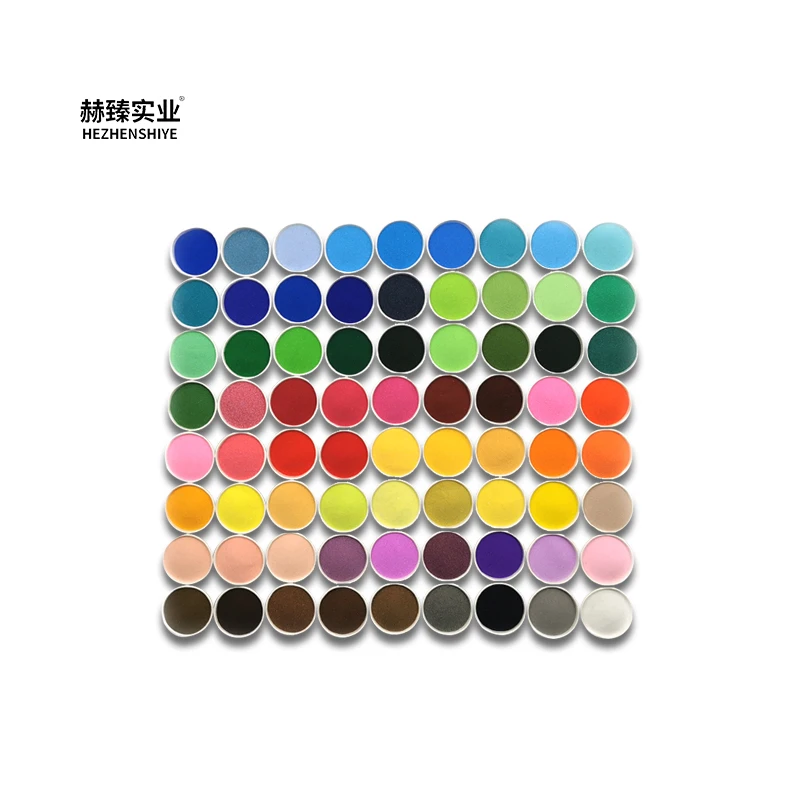Hezhen colored sand for relief interior exterior wall paint beautifies the environment shopping malls and industrial plants