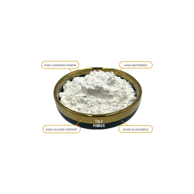 Hezhen talc plastic filling rubber coating granulate ceramic paper high whiteness