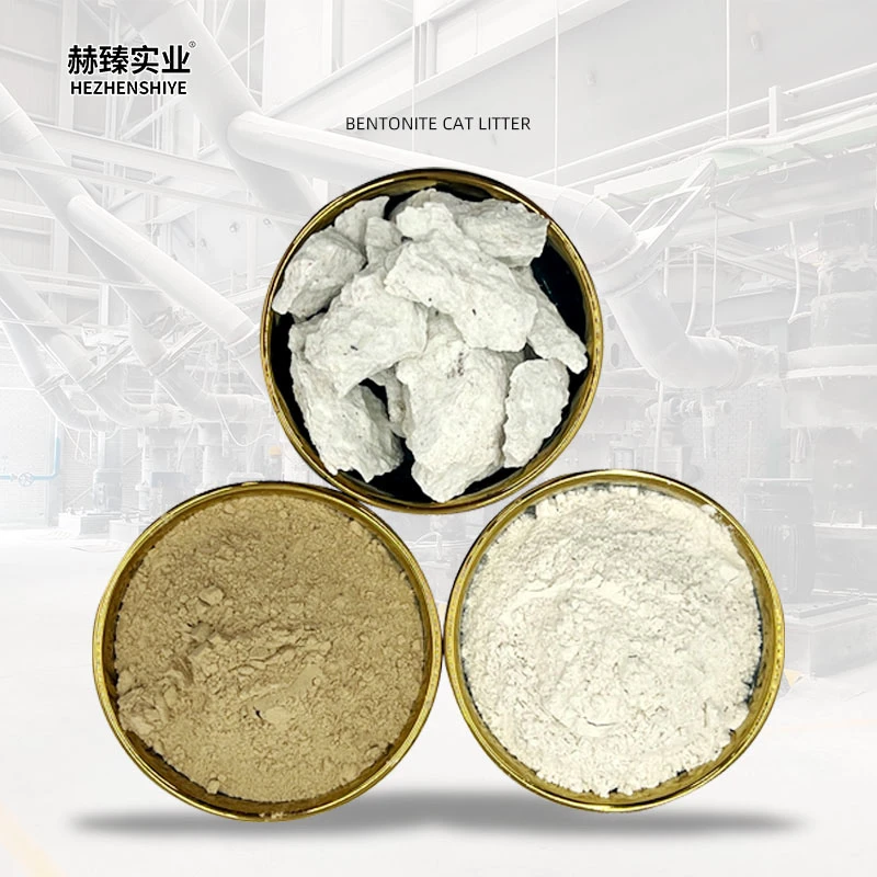 Hezhen Bentonite Calcium-Sodium-Based Thickener Paint Casting for Foundry Drilling Mud White Yellow Bentonite at Competitive Price