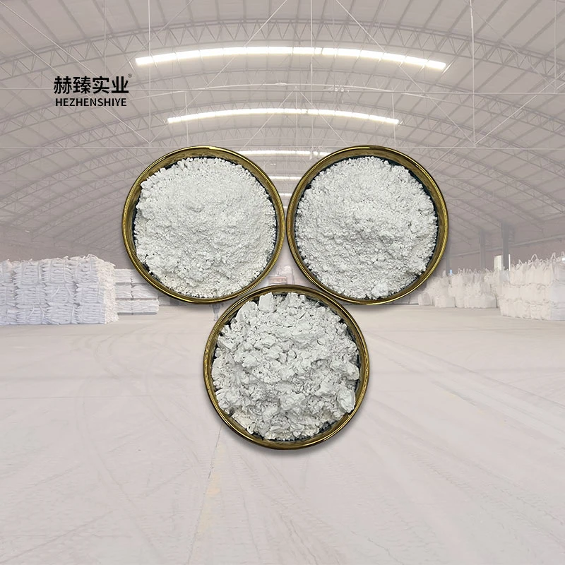 Hezhen 1250 Mesh Calcined Kaolin Powder Raw Clay for Cosmetic Papermaking Ceramic Glaze Cement Mortar Industries