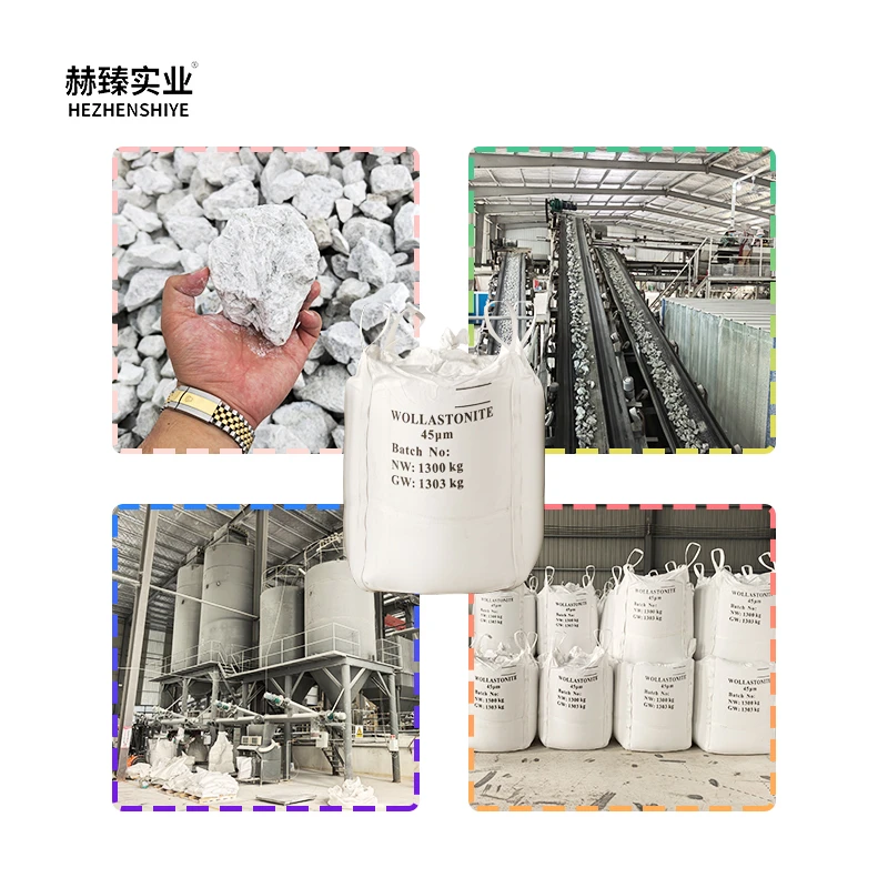 Wollastonite Powder High Aspect Ratio Ceramic Filler for Tile Production Improve Mechanical Strength Reduce Firing Shrinkage Enhance Glaze Adhesion