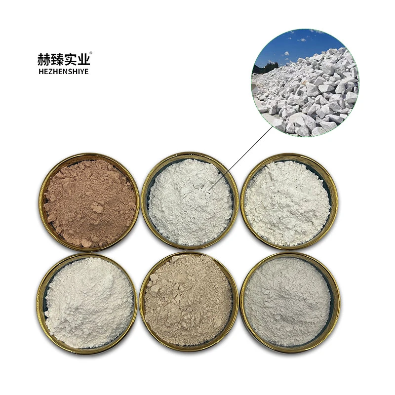 Hezhen 1250 Mesh Calcined Kaolin Powder Raw Clay for Cosmetic Papermaking Ceramic Glaze Cement Mortar Industries