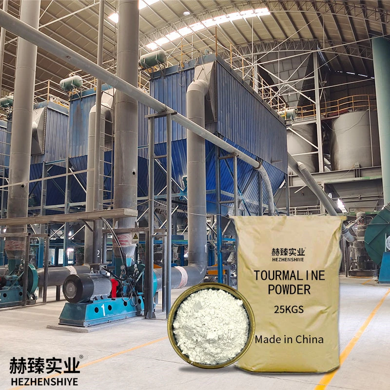 Hezhen white black tourmaline powder for textile material mask manufacturing