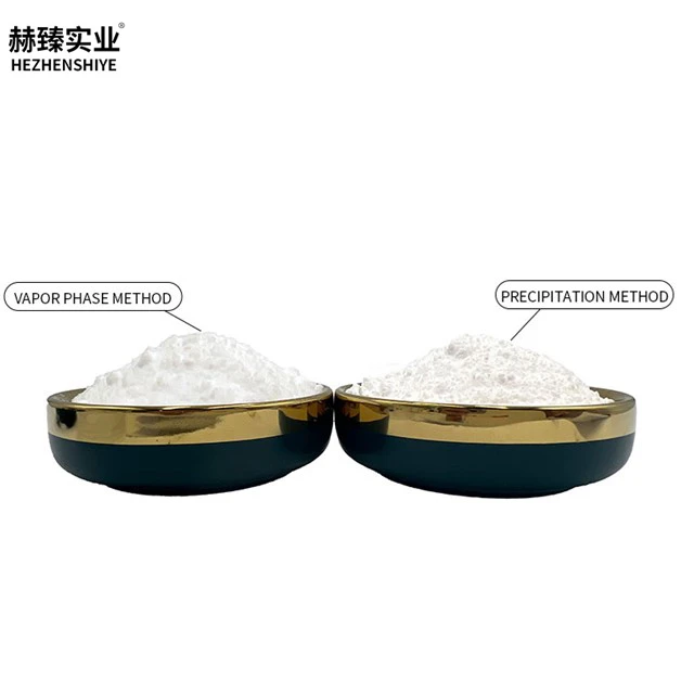 Hezhen Fumed silica white carbon black hydrophilic hydrophobic and other types of rubber sealant nanomaterials