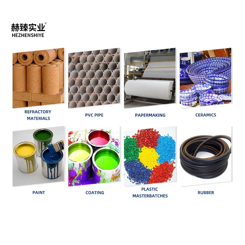 Hezhen Kaolin superfine calcined 1250 mesh refractory-washed dolomite clay clay ore metakaolin