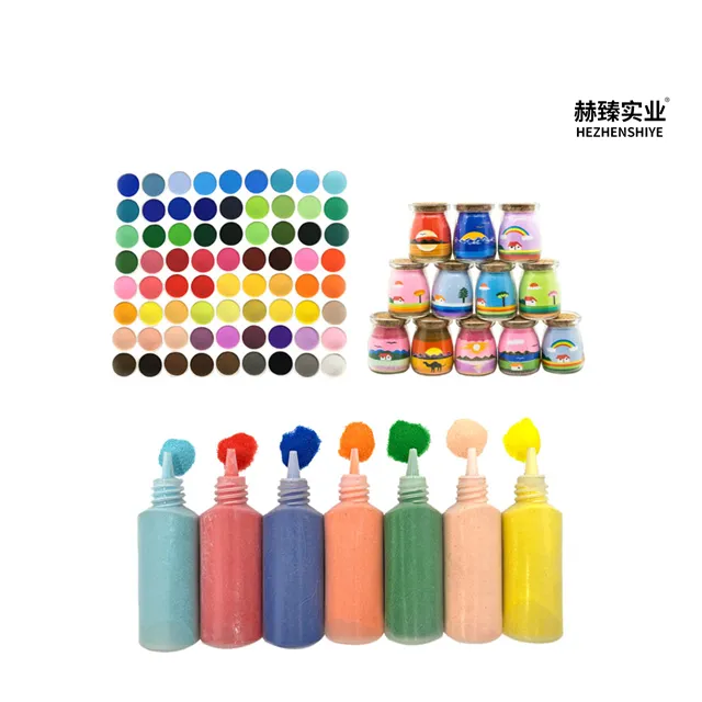 Hezhen colored sand for relief interior exterior wall paint beautifies the environment shopping malls and industrial plants