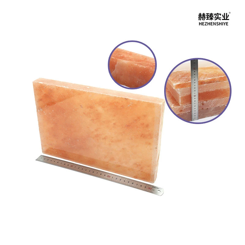 Hezhen High-end club decoration salt bricks salt lamps  heat packs sauna and sweat sauna red salt 5-10mm