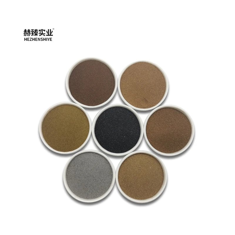 Hezhen Colored Sand Unleashing Creativity in Construction Art Landscaping Sand Painting